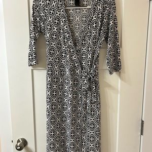 Bison Bisou wrap dress.